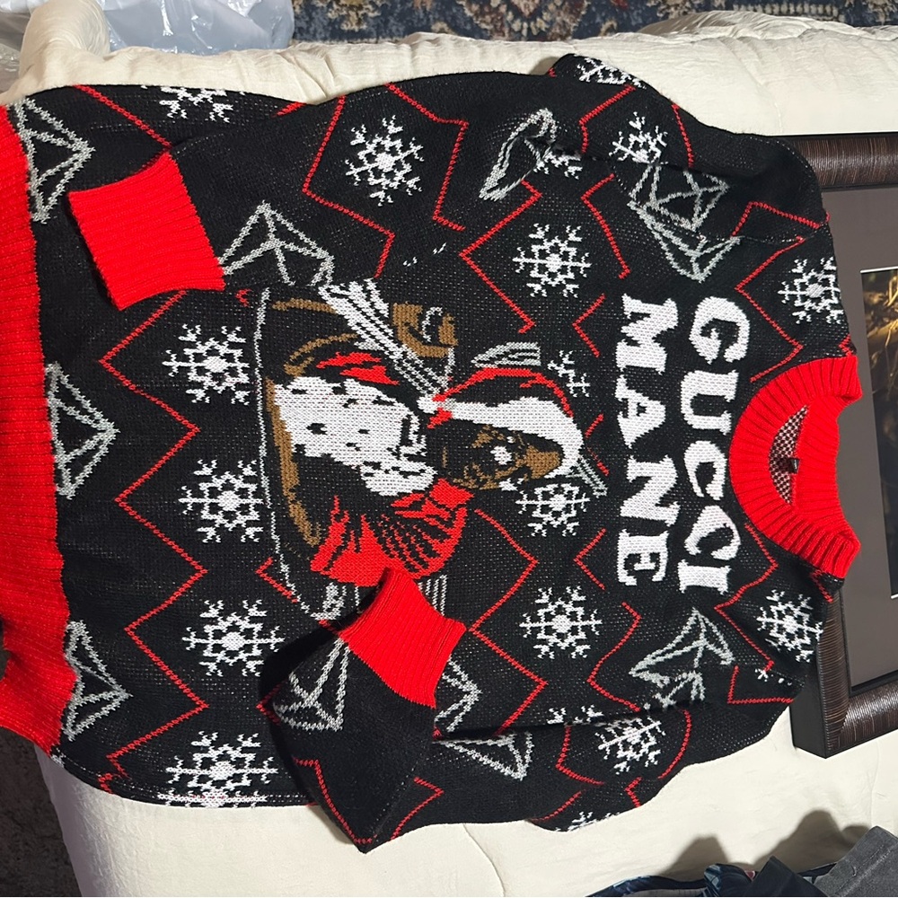 Gucci Mane Rare Christmas sweater medium